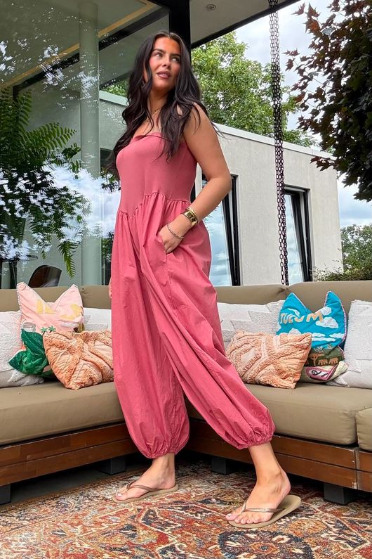 Bambalino Jumpsuit Indian Red